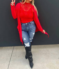 Blakeley - Lace Long Sleeve Top