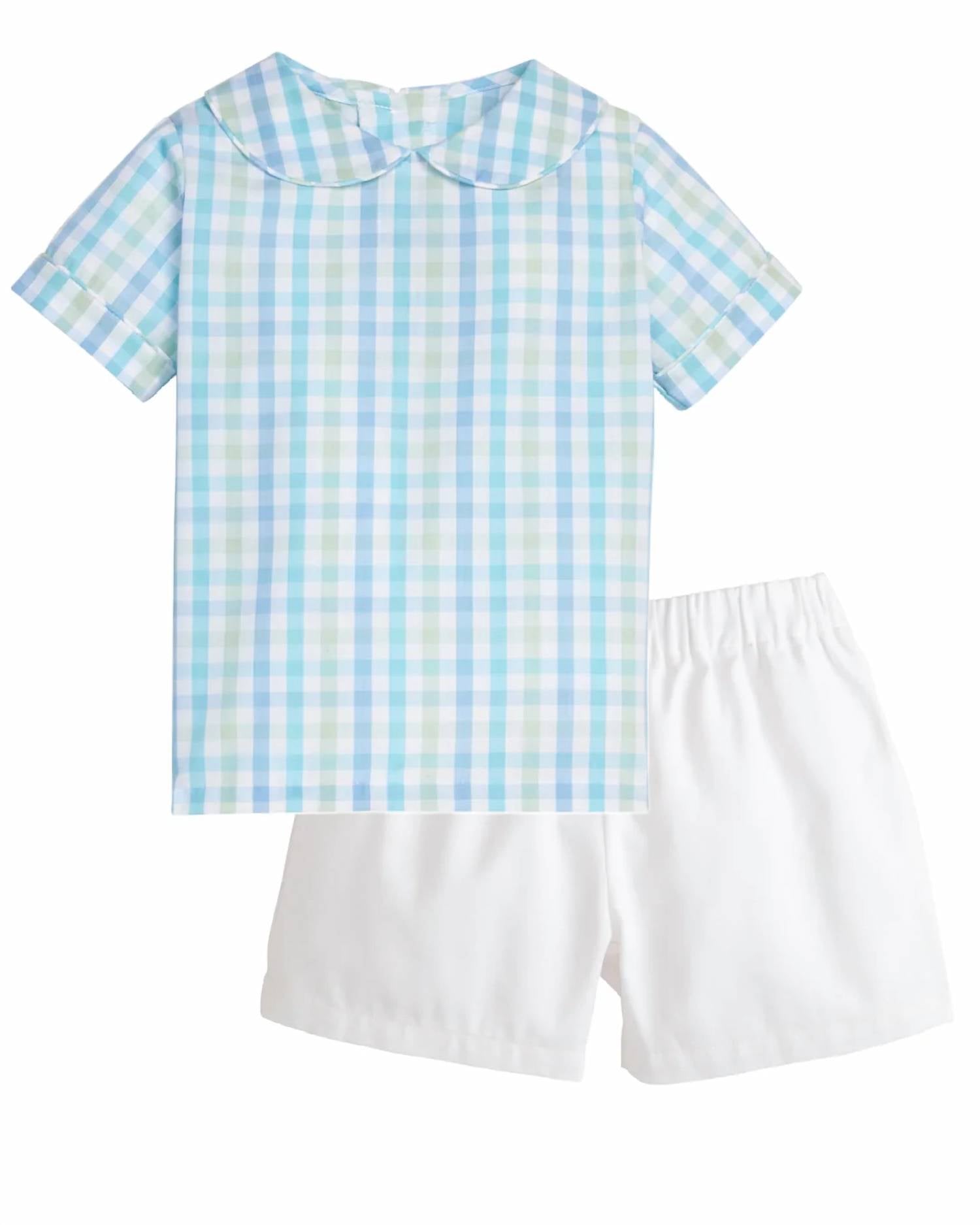 Little English - Kids' Briarcliff Plaid Short Set