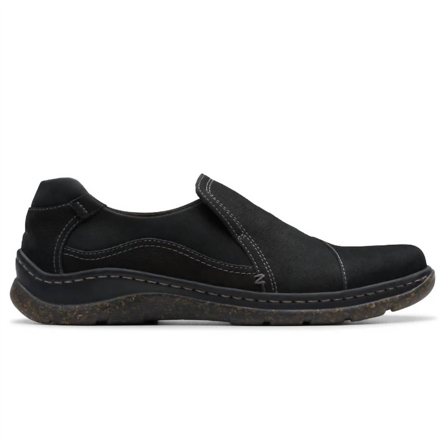 Clarks Women's Orlene Slip On Shoes in black 1 - women's flats