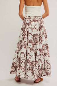 Free People - Zephyr Convertible Print Bustle Maxi Skirt