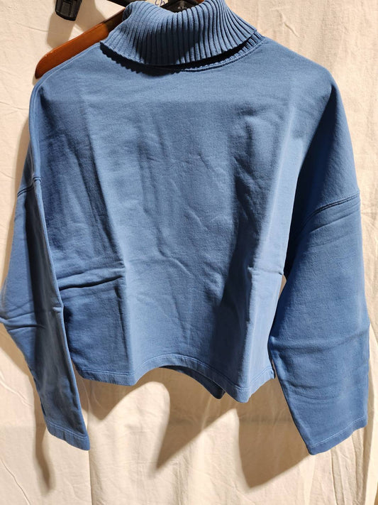 Something Navy - Women's Turtleneck Sweatshirt