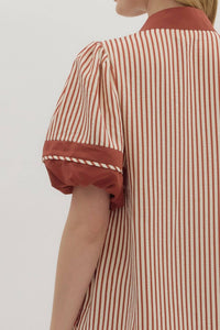 Entro - Beauty Stripe Mini Dress