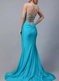 Amelia Couture - Glitter Jersey Sleeveless Maxi Dress