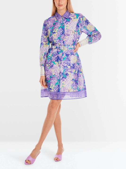 Marc Cain - Floral Print Short Shirt Dress