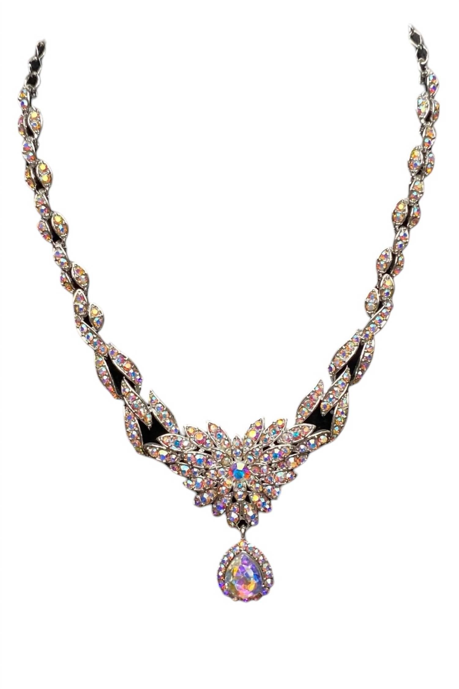 Donna Vinci - Women's J112 Necklace And Earrings Jewelry Set