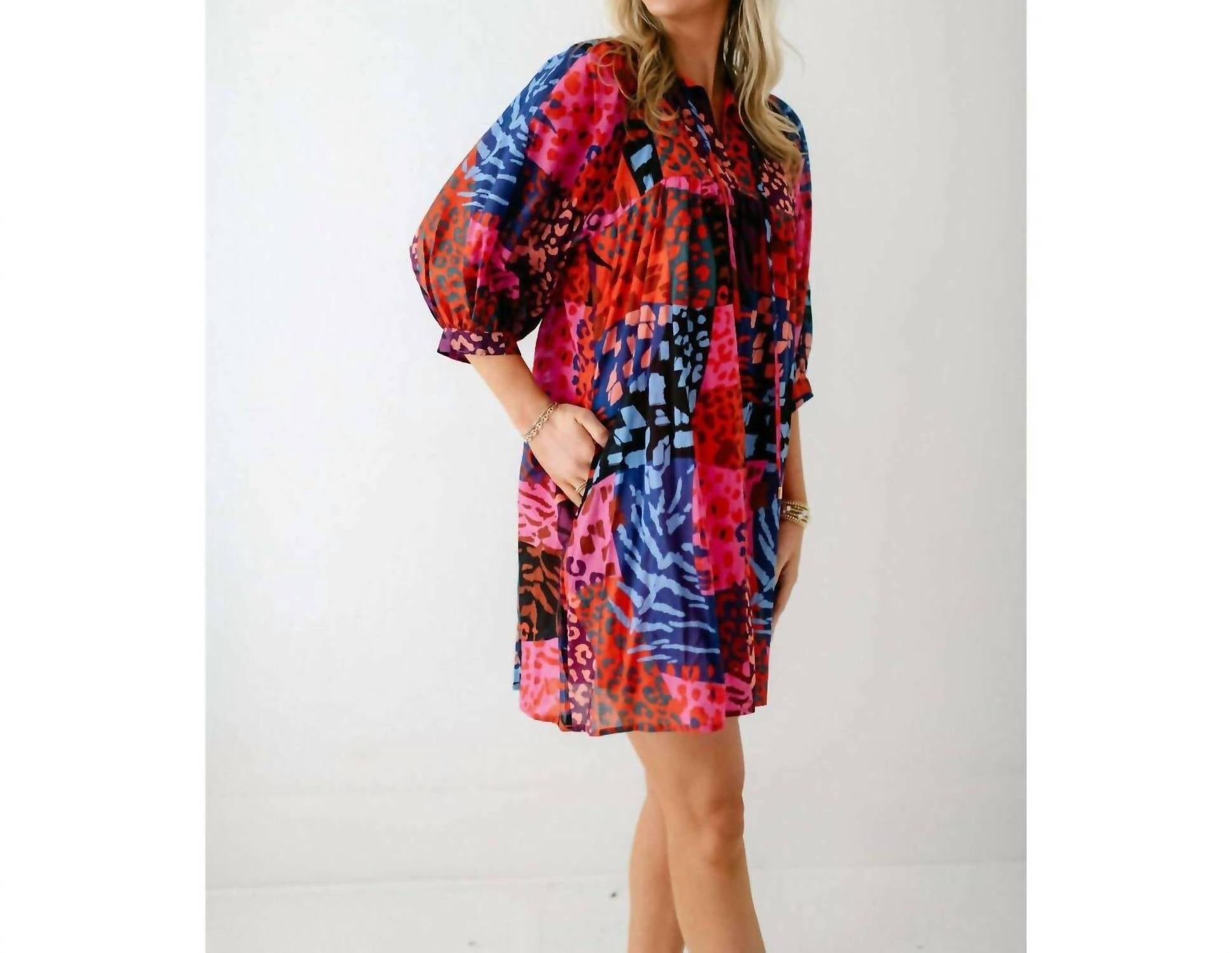 J.Marie - Jade Puff Sleeve Dress