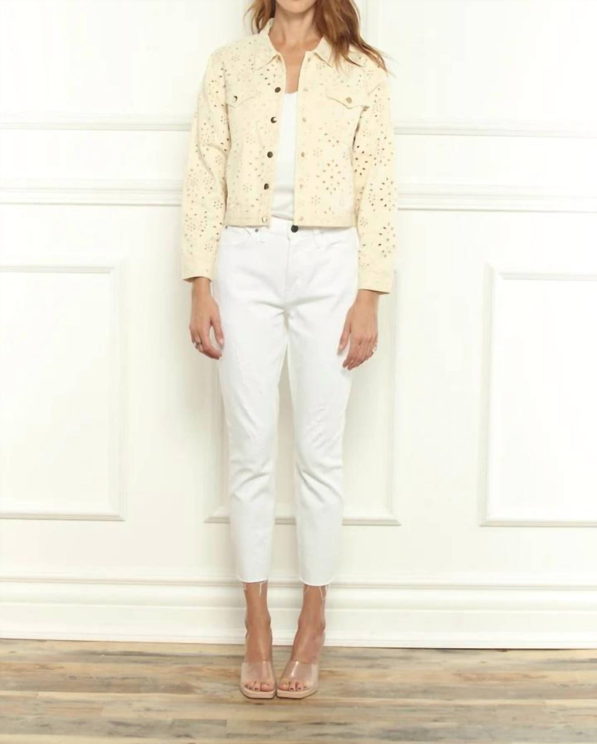 Zero Degrees Celsius - Eyelet Jean Jacket