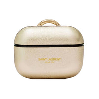 Saint Laurent - Women's Metallic Leather Airpods Pro Case