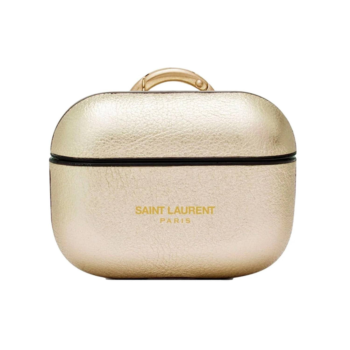 Saint Laurent - Women's Metallic Leather Airpods Pro Case