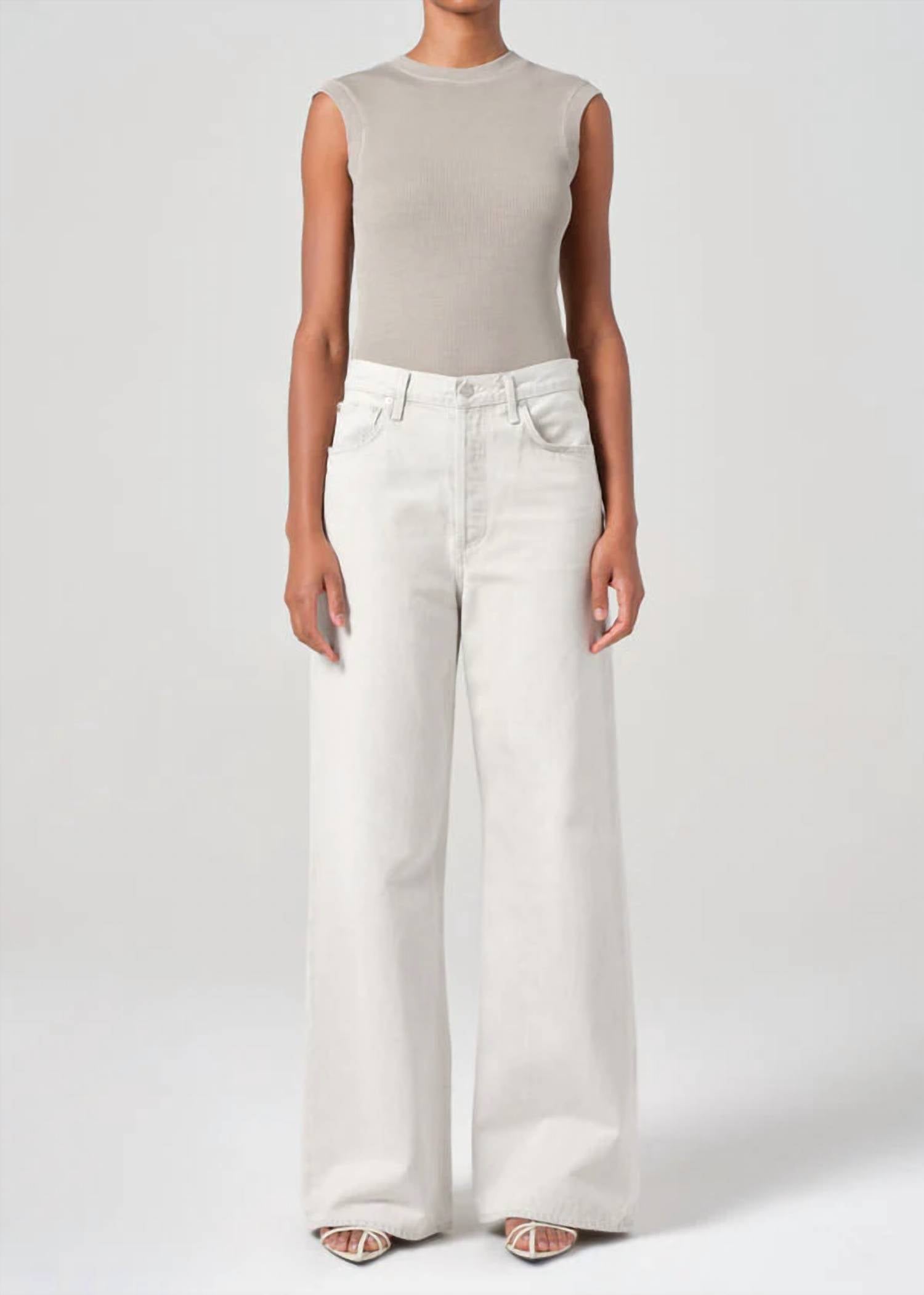 Agolde - Dame High Rise Wide Leg Jeans