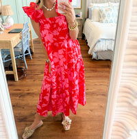 Thml - Hibiscus Tiered Maxi Dress