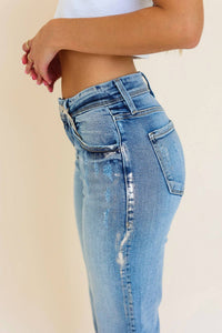 Kancan - Women's Silver Slay Wide Leg Denim