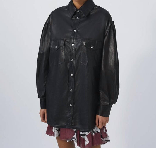 Iro - ZANZIBAR LEATHER OVERSHIRT