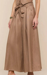 L'Agence - Lowen Paperbag Crop Pants