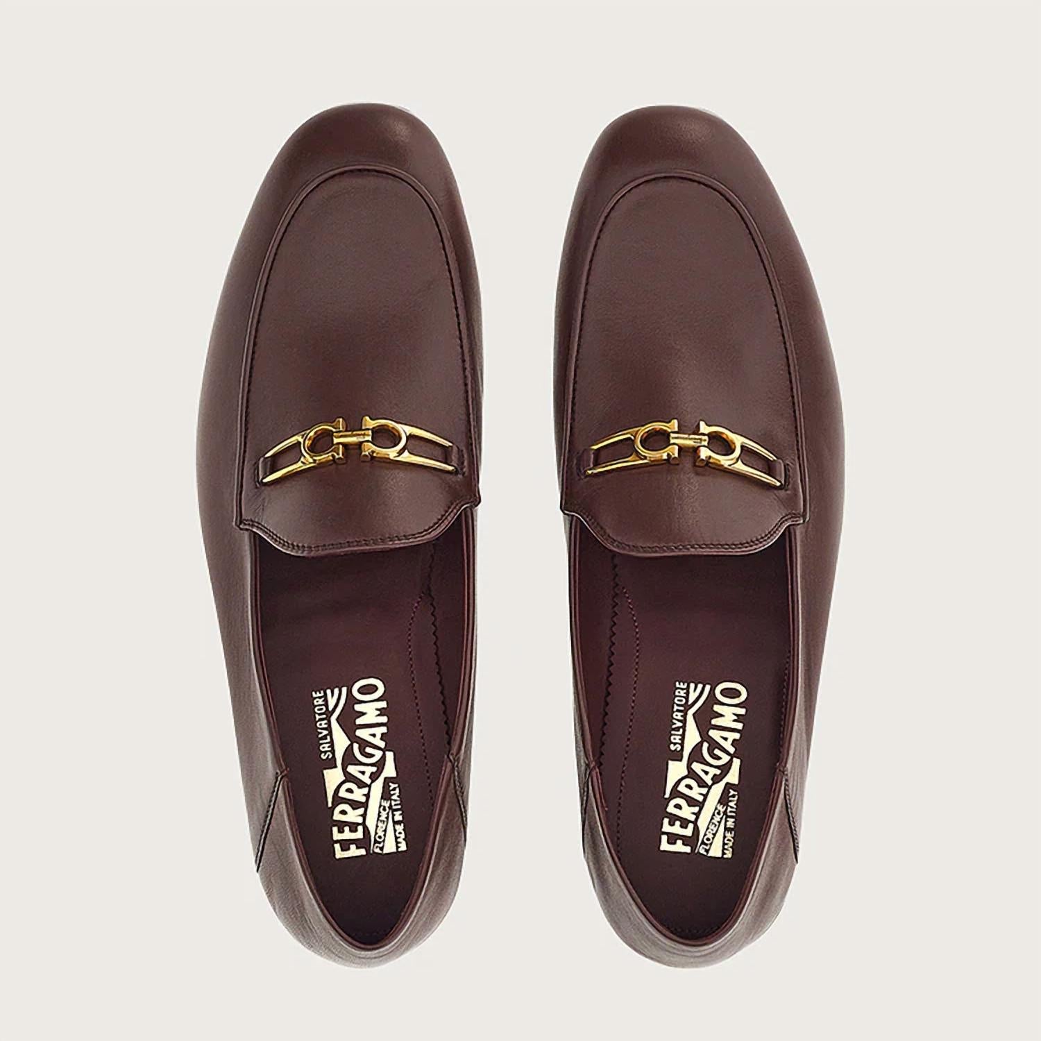 Salvatore Ferragamo - Men's Melbourne Gancini Ornament Loafers