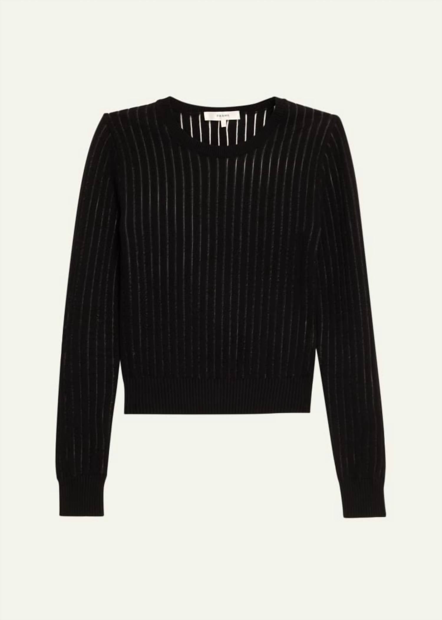 Frame - Sheer Stripe Sweater