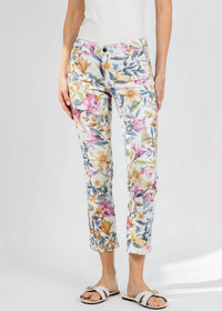 Wonderjeans - Floral Straight Ankle Jeans