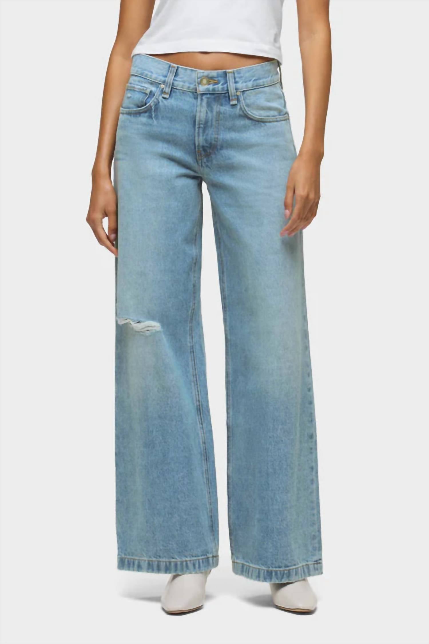 Hudson Rylee Low-Rise Loose Jean in monarch - women's jeans