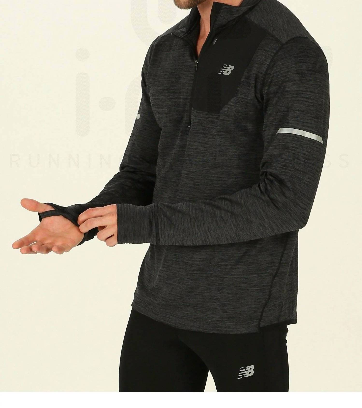 New Balance - Men's Heat Long Sleeve Quarter 1/2 Zip Top