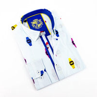 Eight X - Men's Vintage Watches Button Down Print Shirt