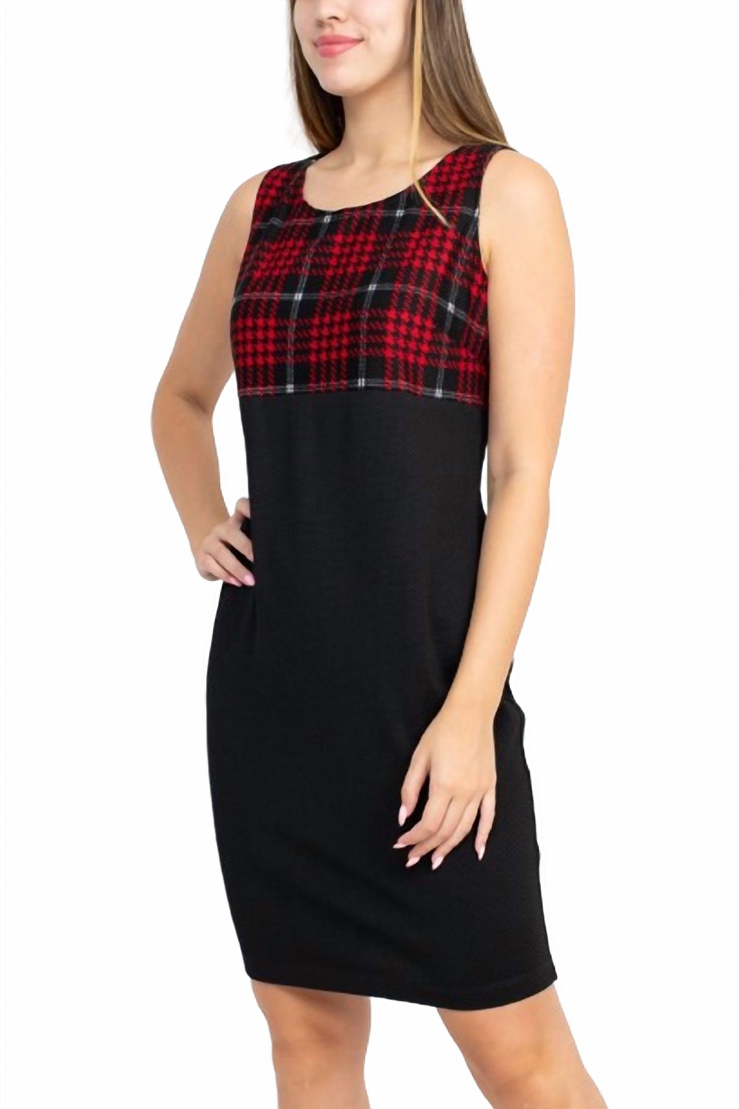 Danny & Nicole - Scoop Neck Sleeveless Knit Dress With Matching Jacket Set