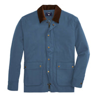 ONWARD RESERVE Men's Stretch Canvas Coat in blue horizon - men's jacket