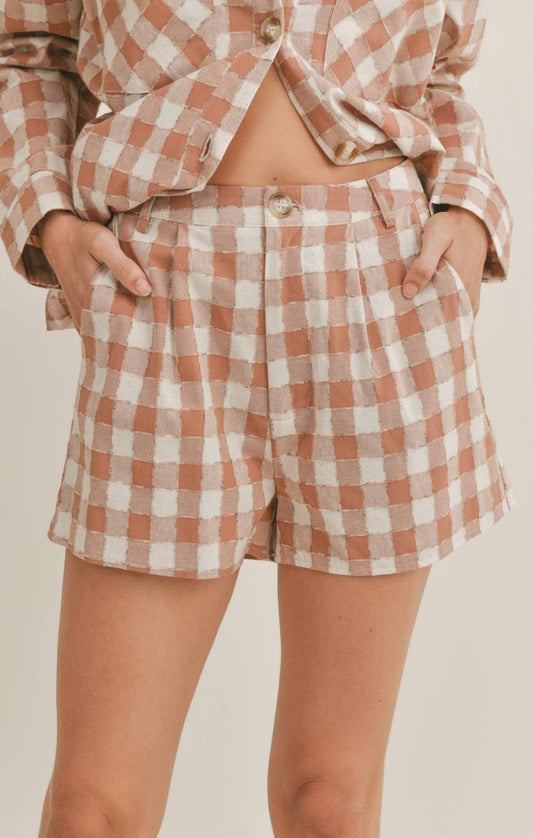 Texas Checkered Shorts