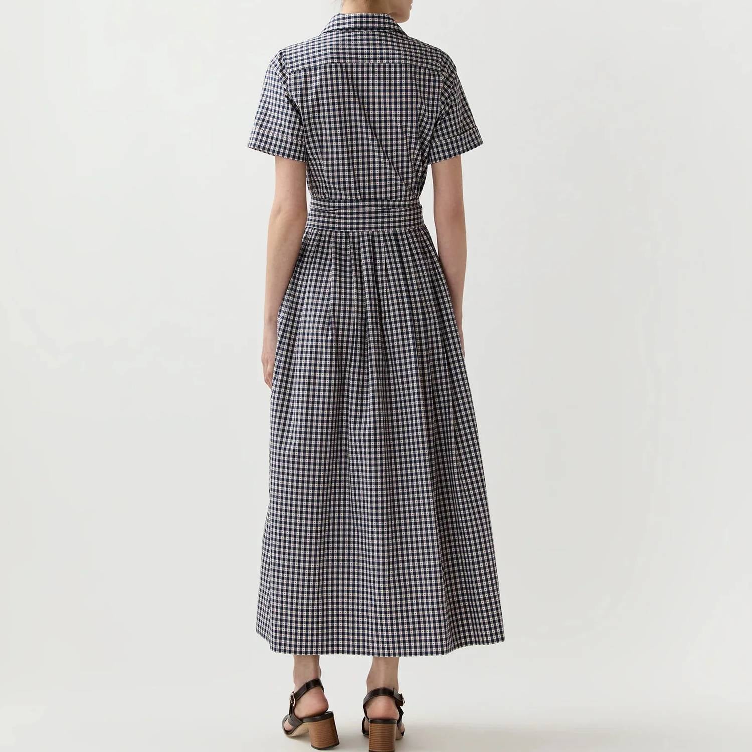 Ann Mashburn - Short Sleeve Classic Shirtwaist Dress