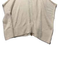 Lafayette 148 Women's Zip Up Poncho in dune - women's sweater