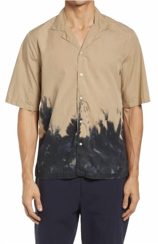 Officine Générale - Eren Short Sleeves Dip Dyed Shirt