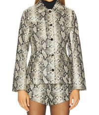 Line And Dot - Python Jacket