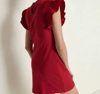 Nation Ltd - Ellis Ruffle Sleeve Dress