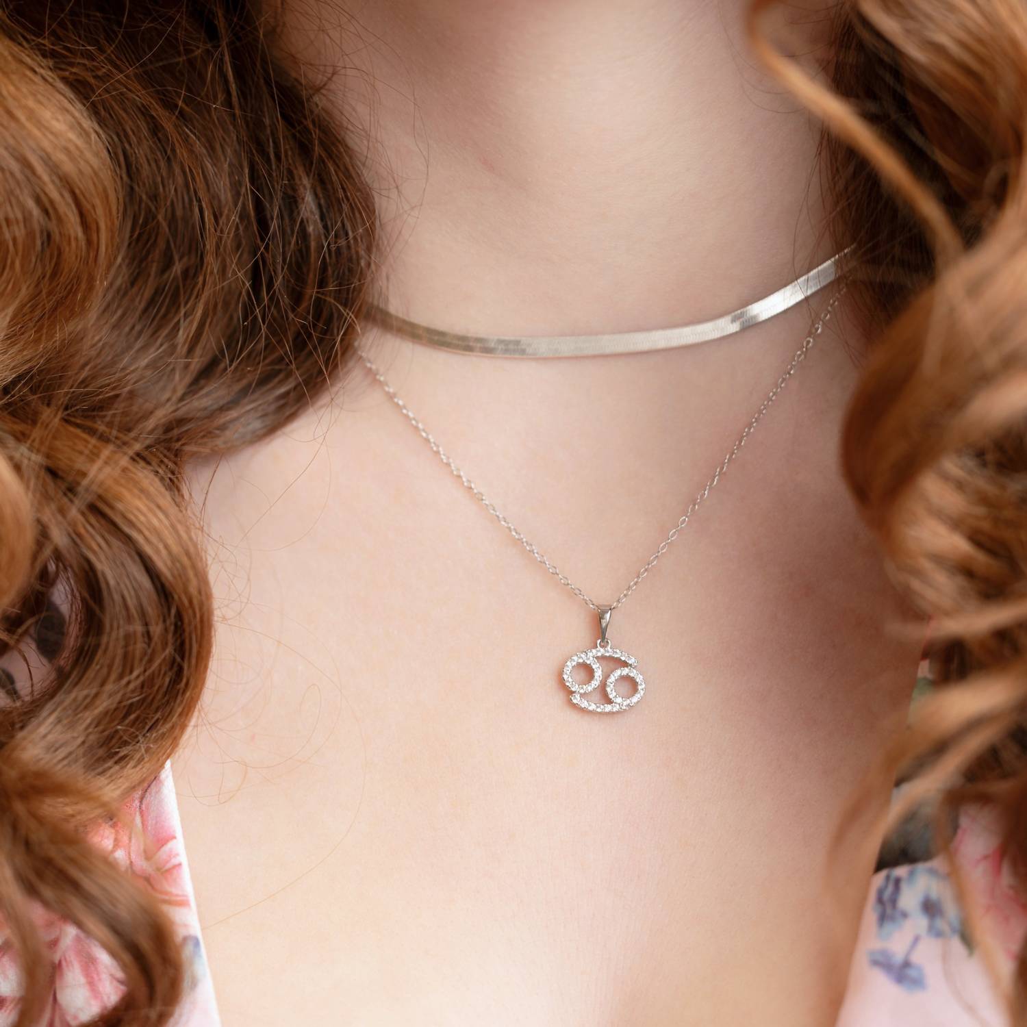 Starlette - Women's Zodiac Cancer Necklace