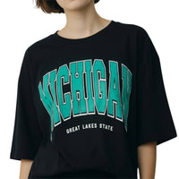 Ambar - Michigan Printed Short Sleeve T-shirt