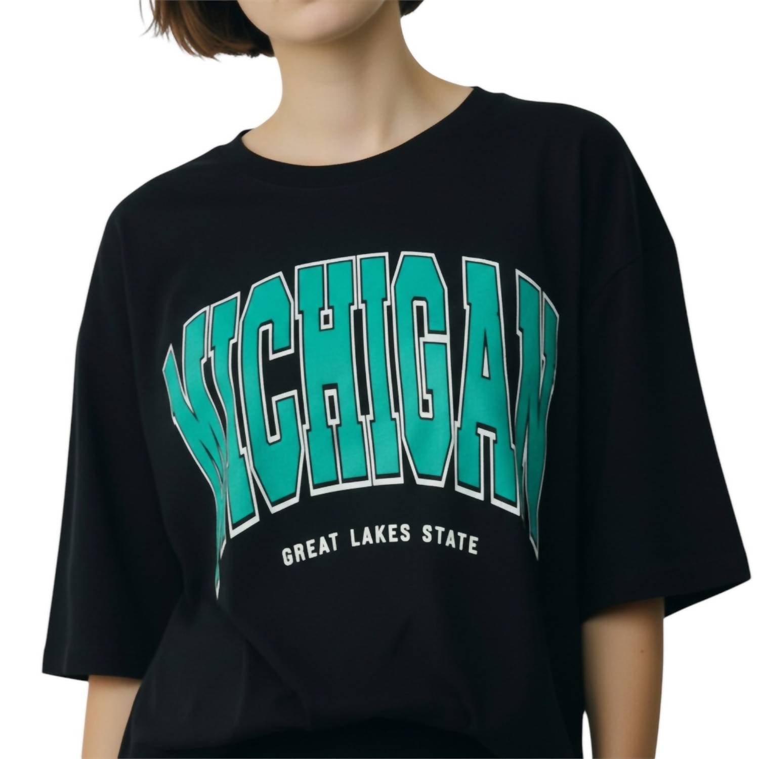 Ambar - Michigan Printed Short Sleeve T-shirt