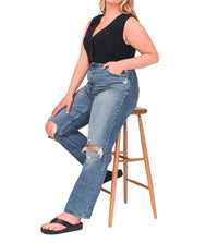 Abercrombie & Fitch - Vintage Stretch Curve Love Ultra High Rise 90s Straight Leg Jeans