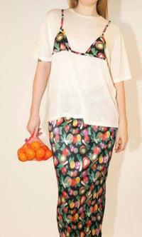 Fashion Brand Company - Vegetable Medley Accordion Skirt
