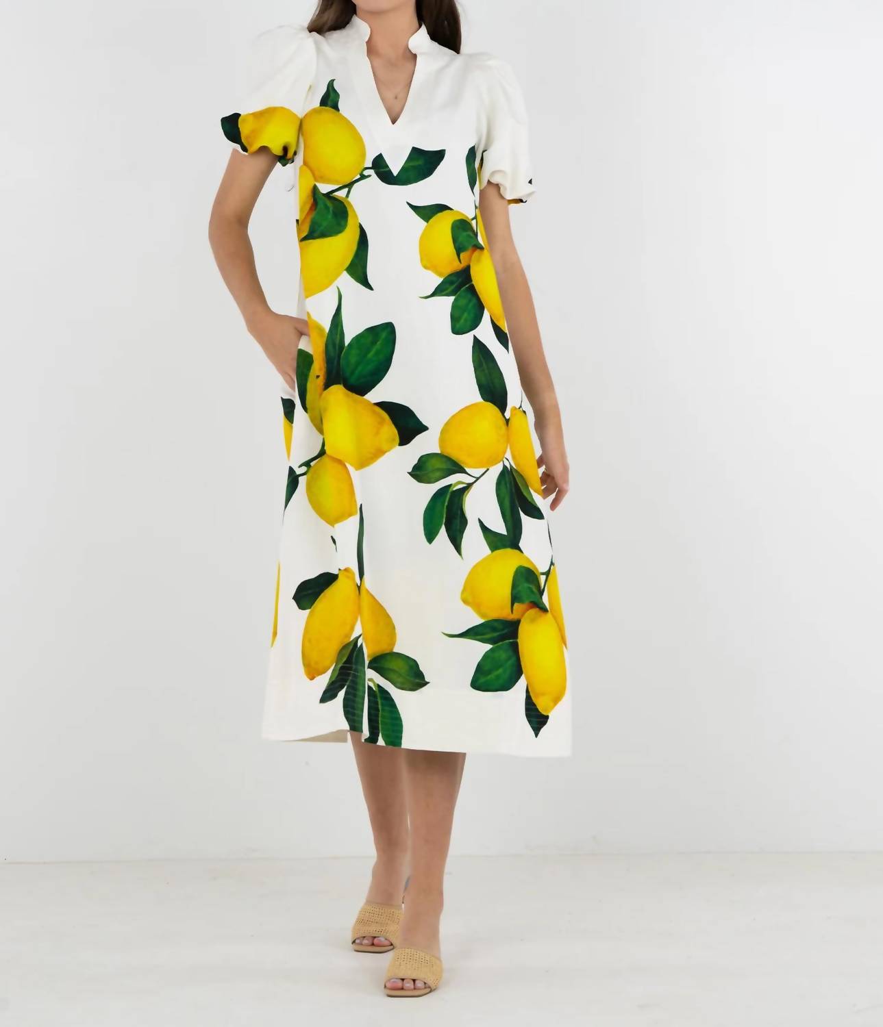 Emily Mccarthy - Hampton Puff Sleeves Dress