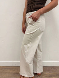 Just Black Denim - Twill Utility Pocket Relaxed Jeans