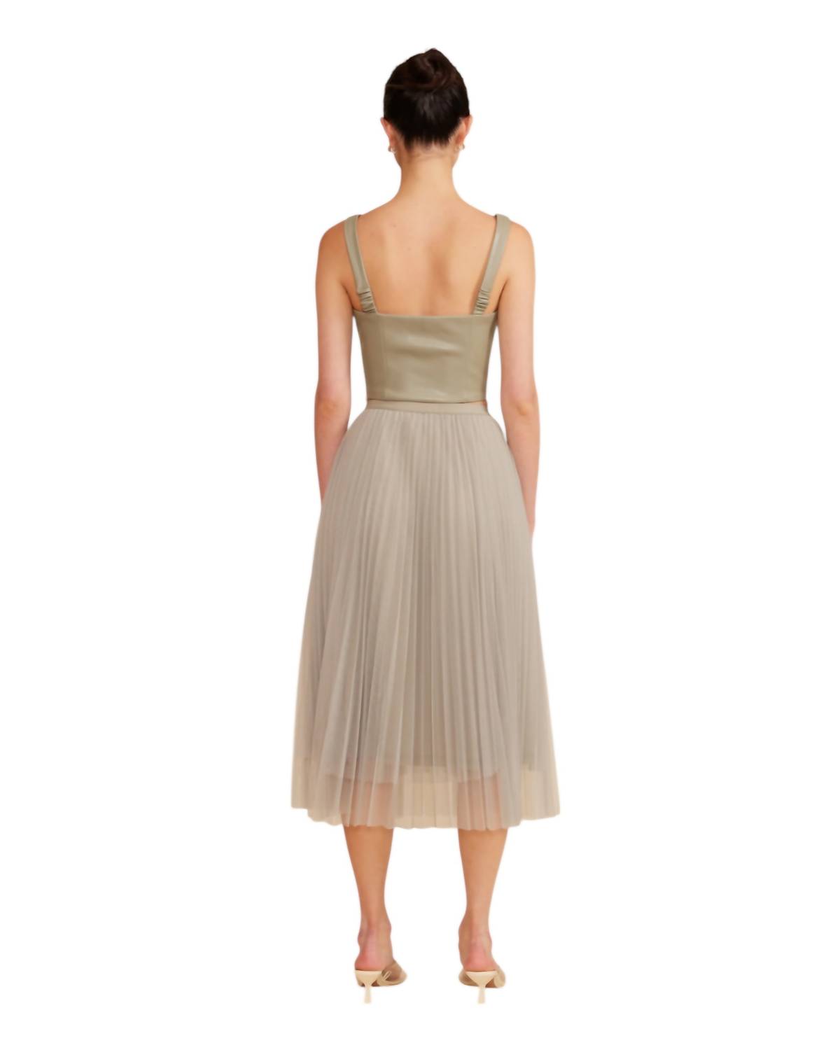 Lucy Paris - Sharlene Pleated Tulle Skirt