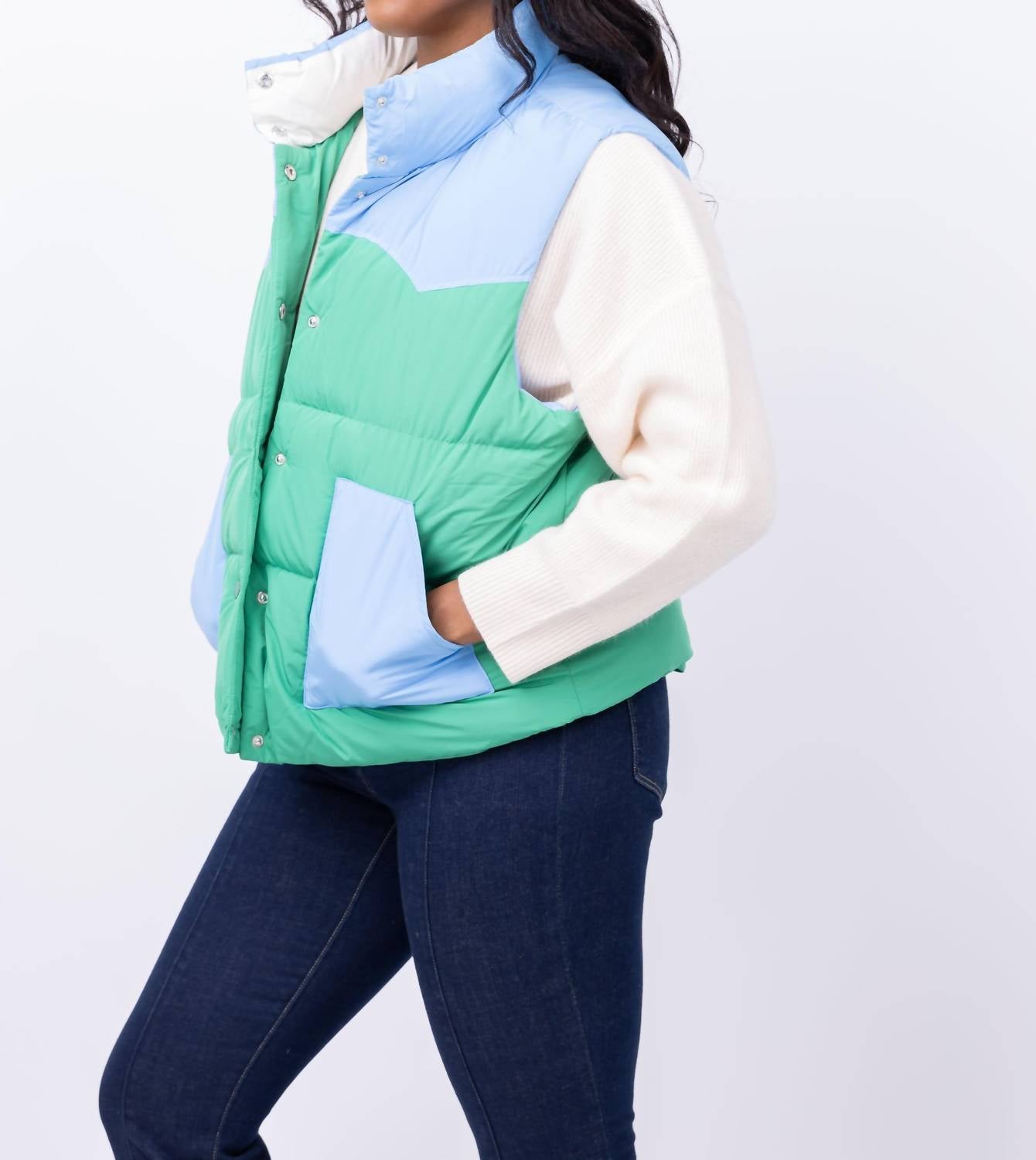 XIRENA Women's Zayne Jacket in blue grass - women's jacket - alternate view