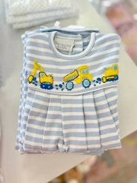 Squiggles - Boy's Construction Romper