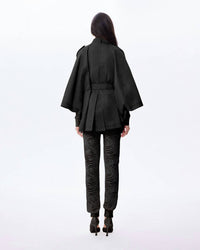 Theo The Label - Women's Chloe Trapunto Trench Cape