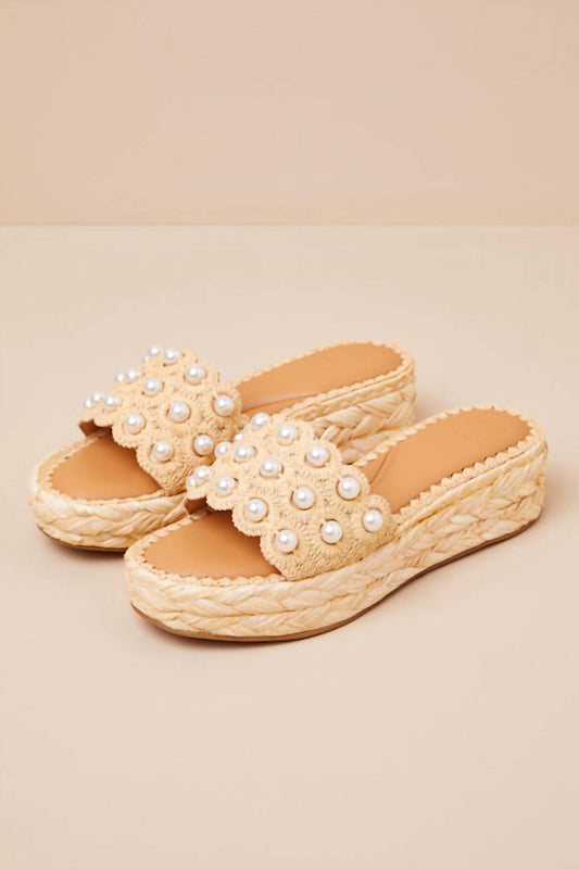 Dolce Vita - Women's Caper Pearl Platform Sandals