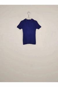 Mii Collection - Short-sleeved Cotton Sweater