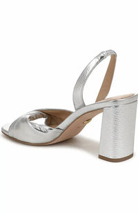 Veronica Beard - Women's Tullia Metallic Leather Slingback Sandal