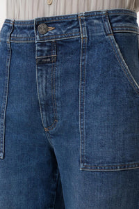 CLOSED Aria Flared Jeans in dark blue 1 - women's pants - alternate view