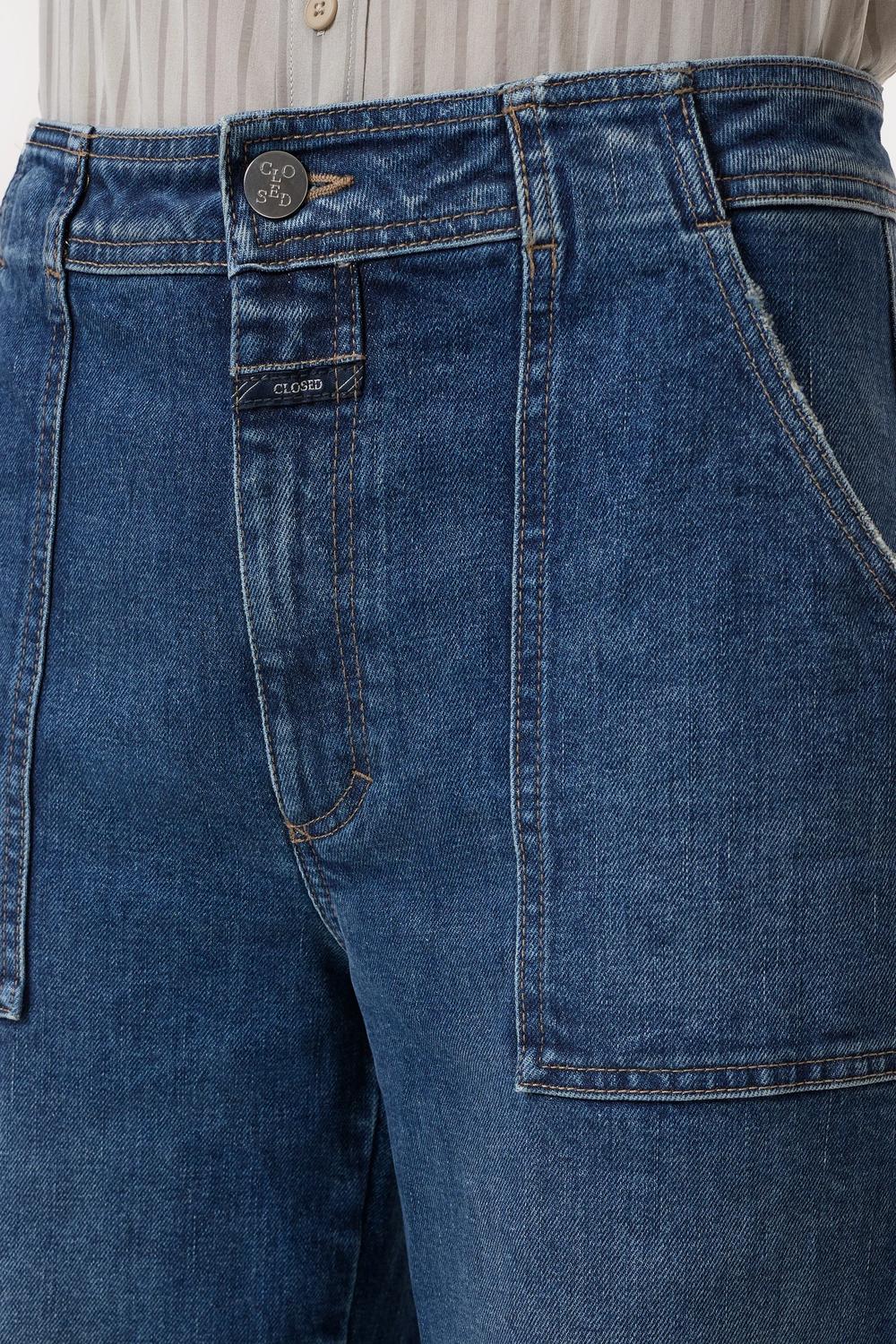 CLOSED Aria Flared Jeans in dark blue 1 - women's pants - alternate view