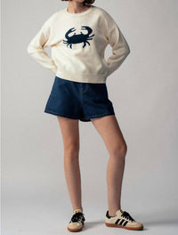 Urban Daizy - Crab Pullover Sweater