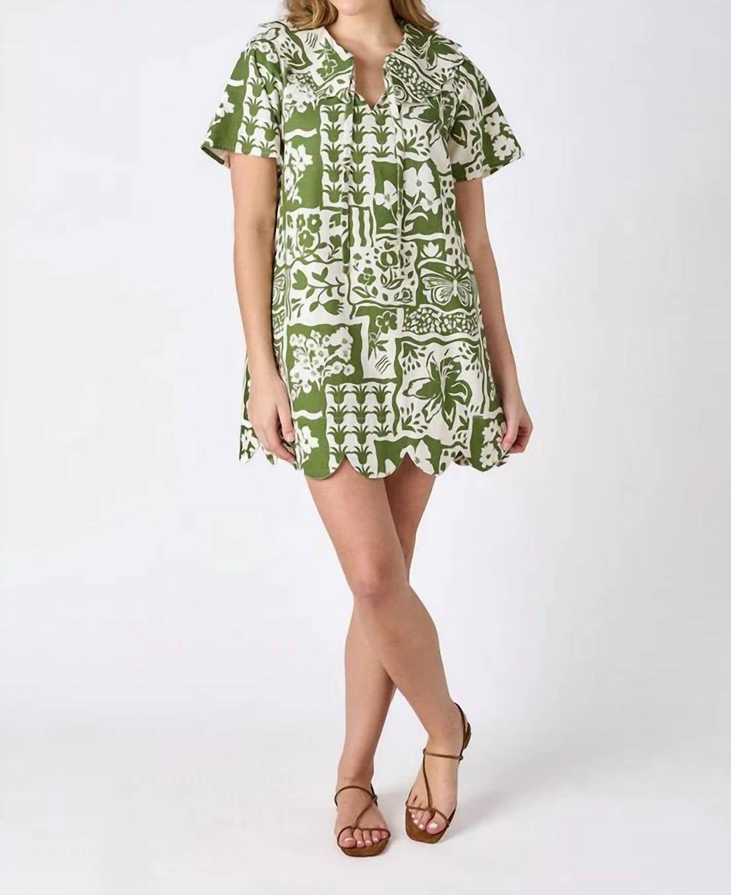 Crosby by Mollie Burch Florabee Dress in green - women's dress